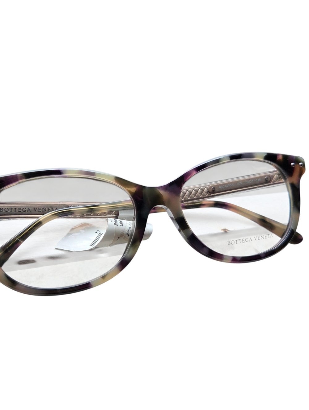 Bottega Veneta Tortoise Shell Round Optical EyeGlasses - Picture 5 of 15